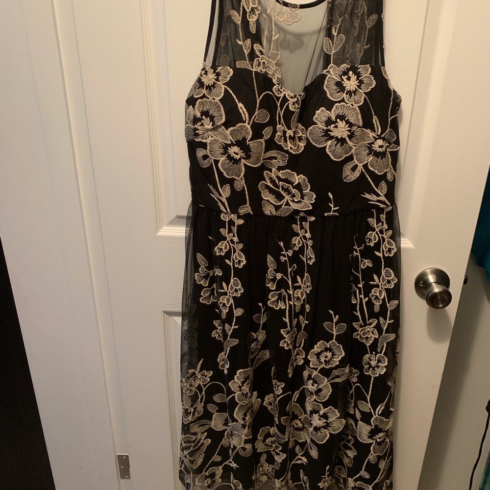 Beige by Eci formal dress